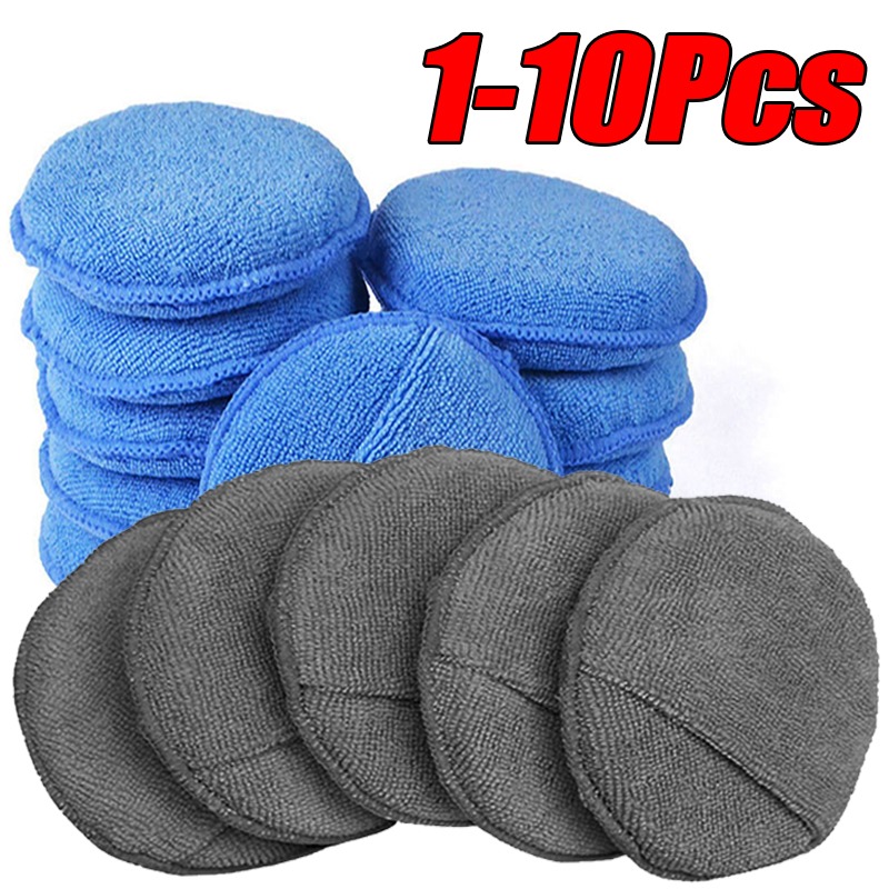 Car Wax Polishing Pad - 10 Stück Auto-Detailing Applikator-Pads Autopflege Wachs-Polier-Schwämme