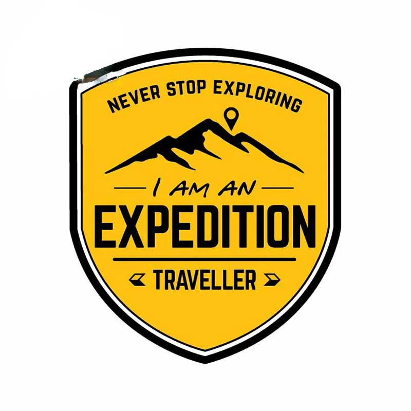 Car Accessories On Amazon - 13cm Expeditions-Reise-Autoaufkleber 'Never Stop Exploring' JDM