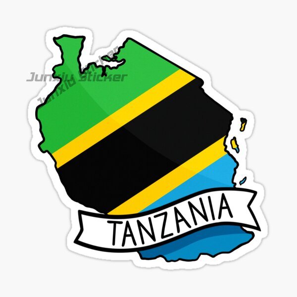 Car Accessories Zanzibar - TANZANIA ZANZIBAR Flagge Autoaufkleber Landschaft Reise