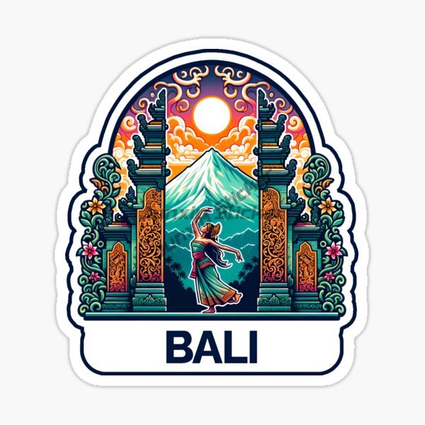 Car Accessories Bali - BALI INDONESIA Beach Surfing Autoaufkleber, Autozubehör,