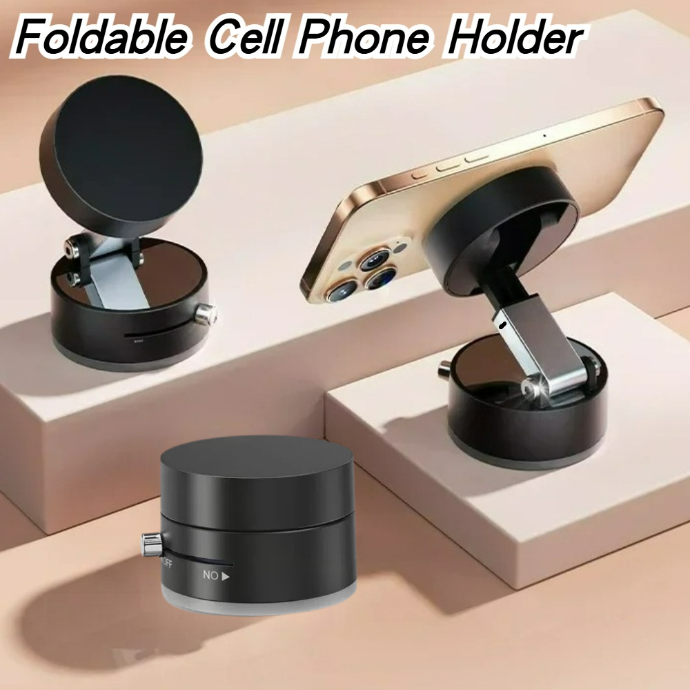 Car Accessories Gifts - Hochleistungs-Magnet-Vakuumhalter, faltbar, universeller Telefonständer für Auto,