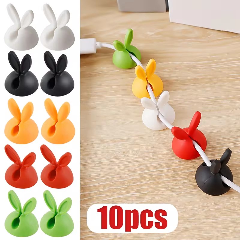Car Cable Organizer - Niedliche Kaninchen Ohr Kabel Manager Desktop