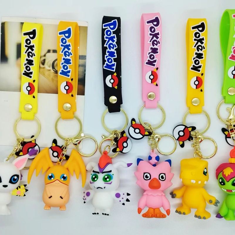 Car Accessories In Japan - Digimon Schlüsselanhänger, 3D-Modell Schlüsselanhänger, Anime Digital