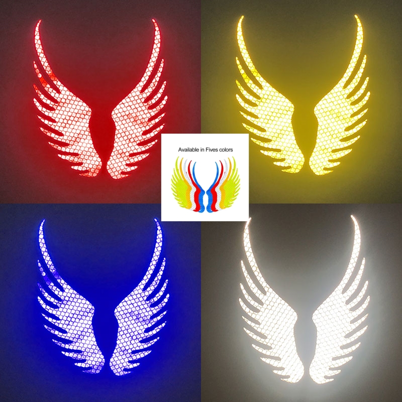 Car Accessories Light - Neue Engelsflügel Reflektierendes Warnschild Auto Reflektierender