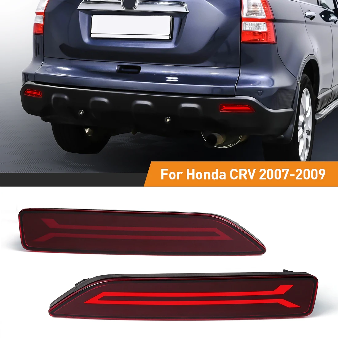Car Accessories Honda Crv - LED-Reflektorleuchten für die hintere Stoßstange für