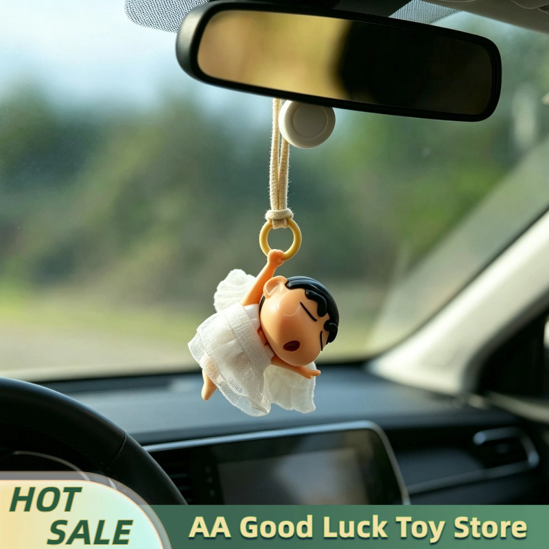 Car Accessories Papar - Crayon Shin-Chan Engel-Ballett Mini-Auto-Rückspiegelanhänger Kreative Auto-Innendekoration