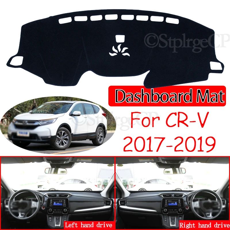 Car Accessories Honda Crv - Anti-Rutsch-Matte Armaturenbrett-Abdeckung Sonnenschutz Dashmat Schutzteppich Auto-Zubehör