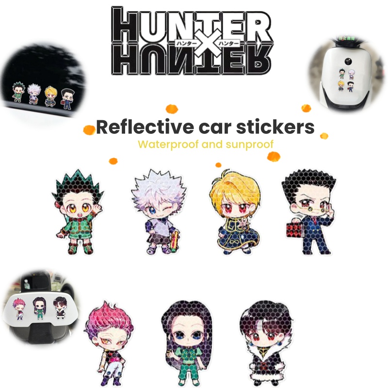 Car Accessories In Japan - Anime Full-Time Hunter Stark Reflektierender Warn-Autoaufkleber