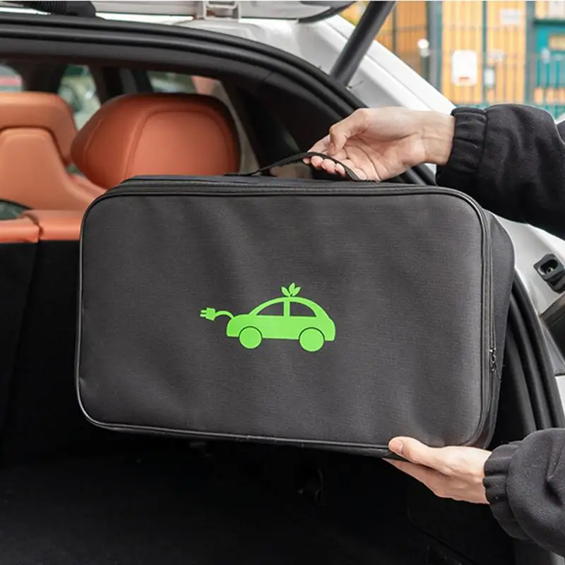 Car Cable Organizer - Neue Auto-Ladegerät-Aufbewahrungstasche Auto-Aufbewahrungstasche Starthilfekabel-Tasche Kabelorganisator-Aufbewahrungstasche Elektroauto