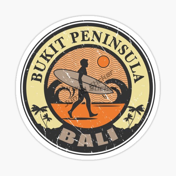Car Accessories Bali - BALI INDONESIA Beach Surfing Scenery Autoaufkleber,