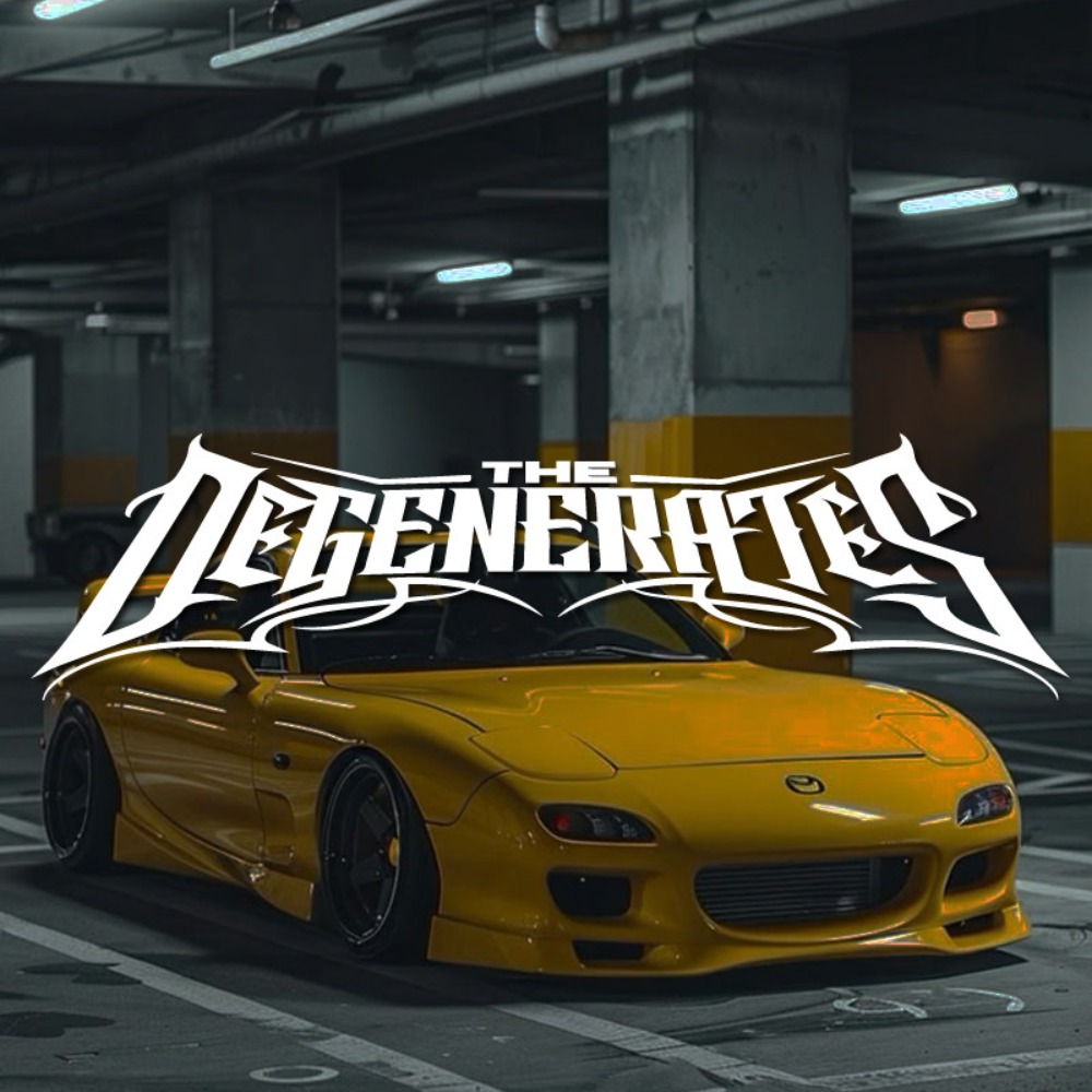 Car Accessories Banner - 1 Stück THE DEGENERATES JDM Sport