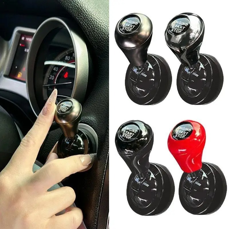 Car Accessories Papar - Auto-Startknopf mit Ein-Knopf-Bedienung und Retro-Joystick-Dekoration, Automobil-Innenausstattung,
