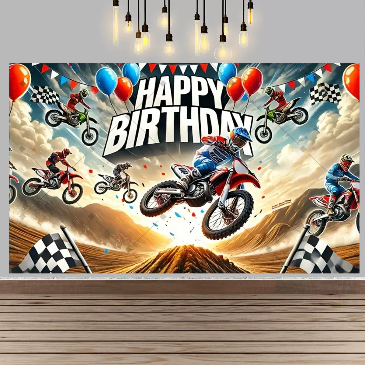 Motocross Dirt Bike Party Hint – Car Accessories Banner Bewertung und Preis