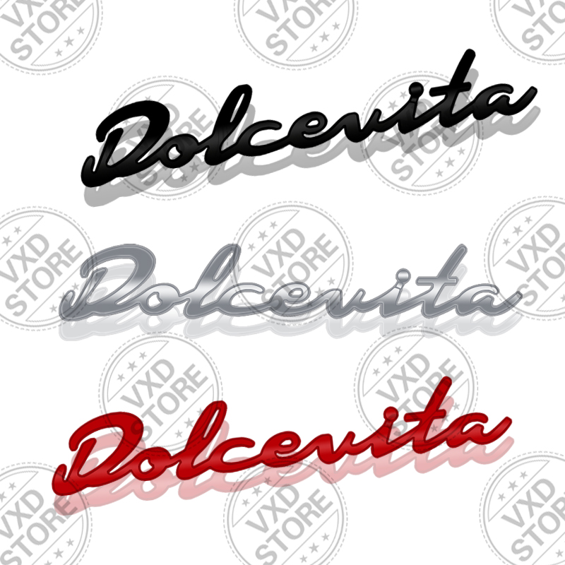 3D Dolcevita Buchstaben Emblem – Car Accessories Bali Bewertung und Preis