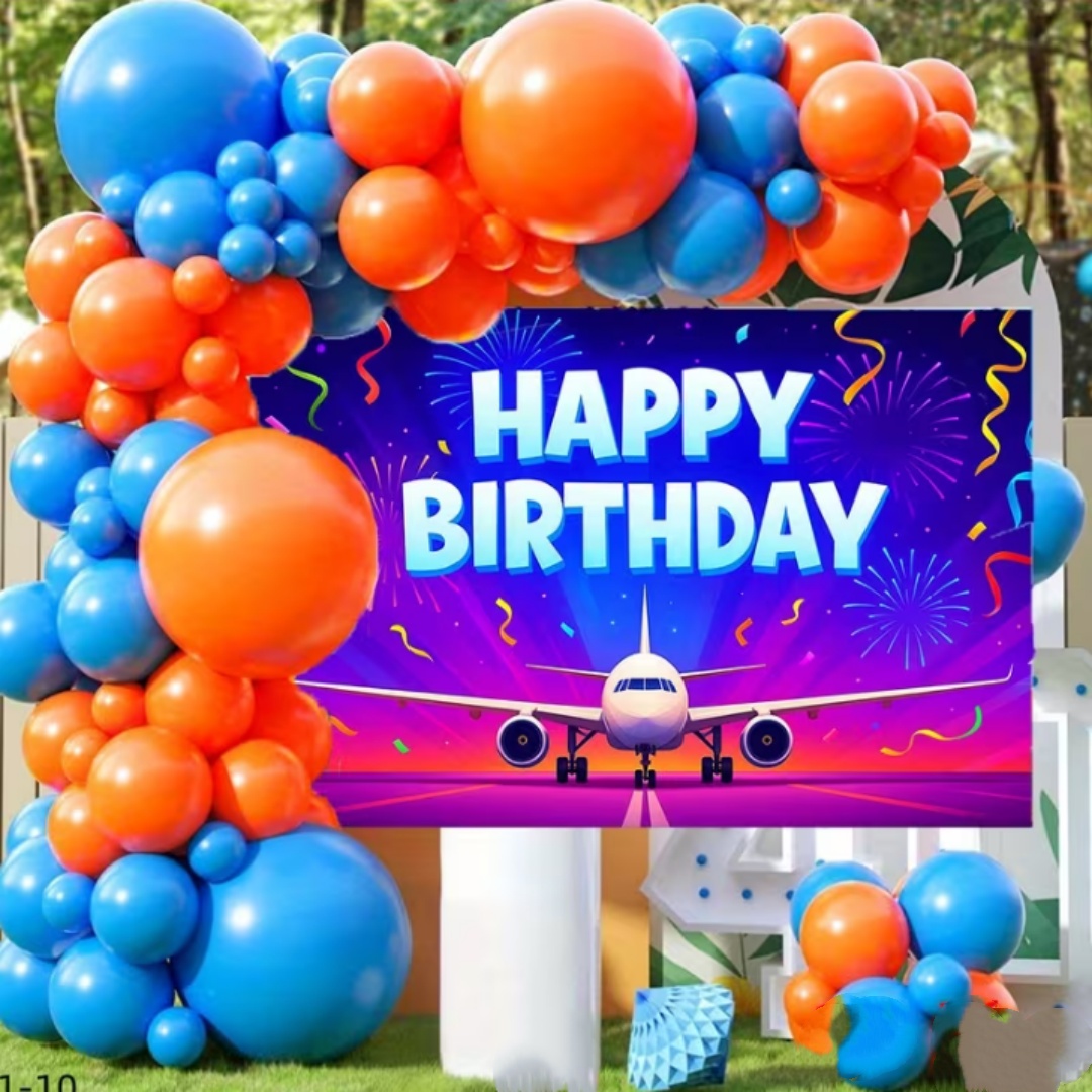 Flugzeug-Thema Kindergeburtsta – Car Accessories Banner Bewertung und Preis