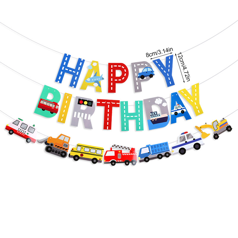 Cartoon Auto Happy Birthday Ba – Car Accessories Banner Bewertung und Preis