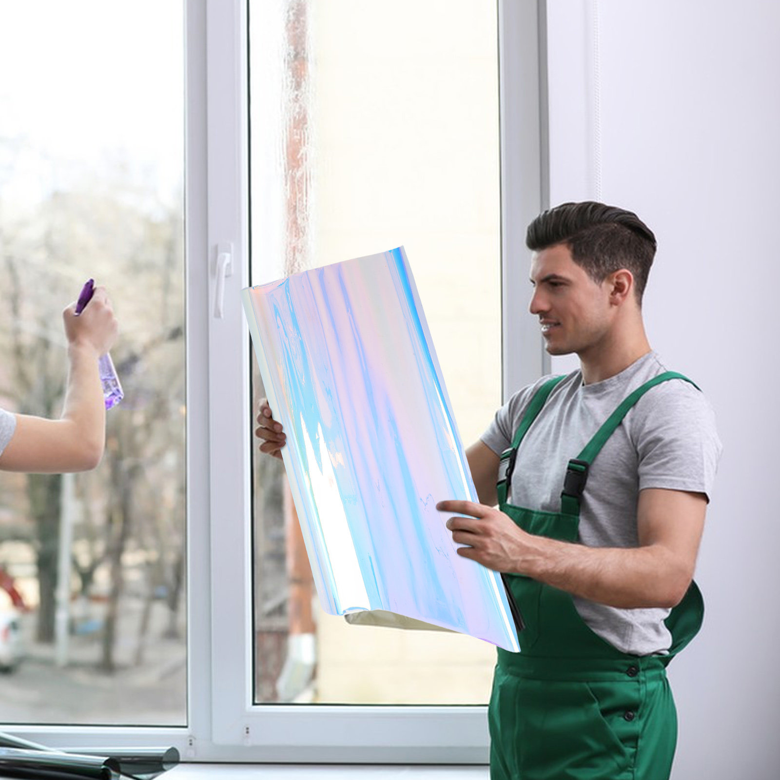 Transparente Holographische Fe – Tinted Window Film Bewertung und Preis