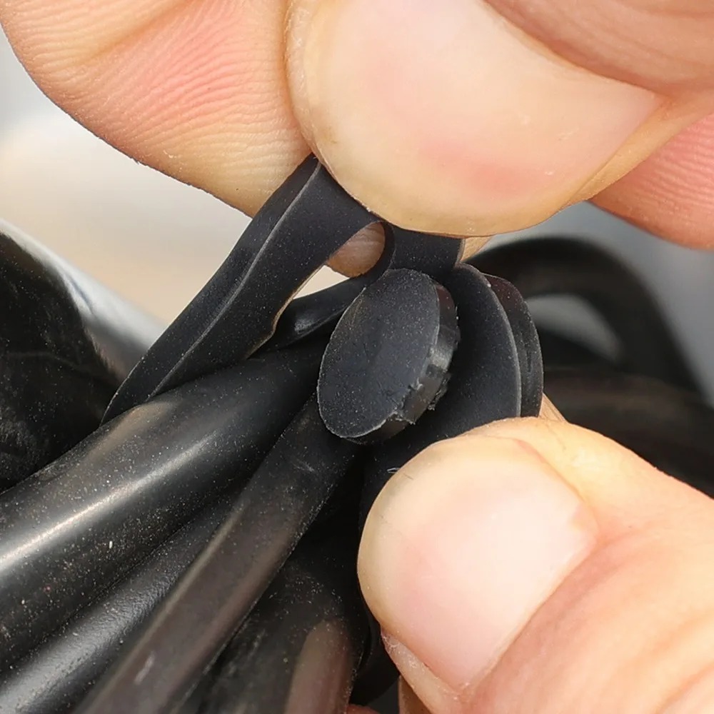 Elastisches Gummi-Kabelband, D – Car Cable Organizer Bewertung und Preis