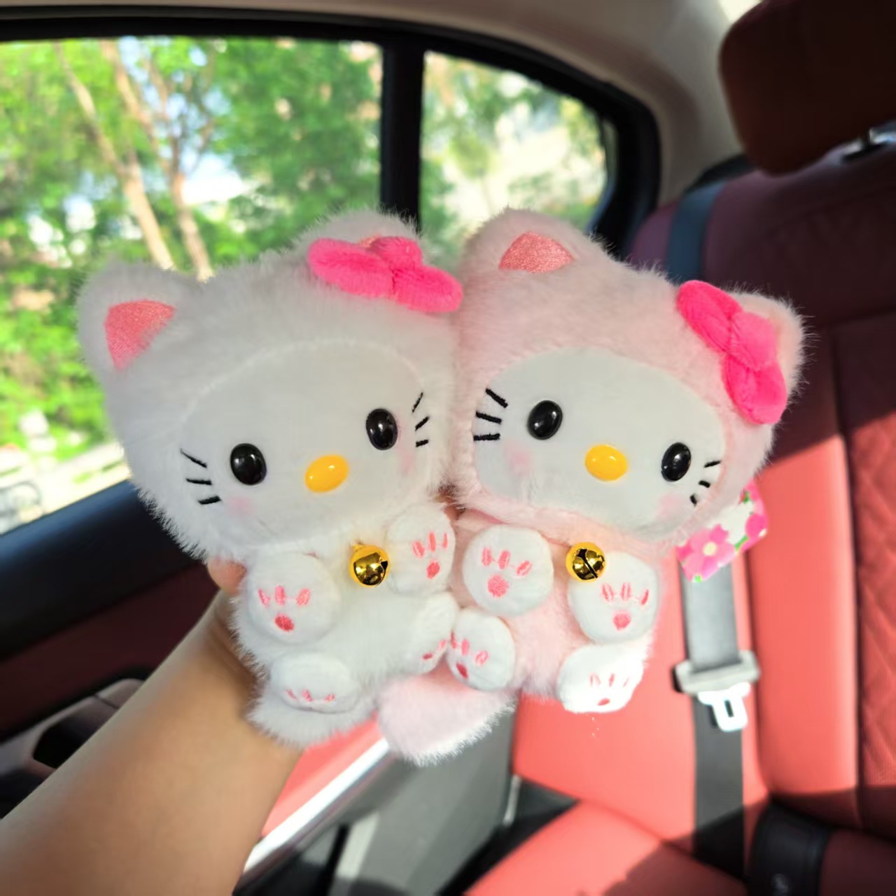 Kawaii HelloKitty Glocken-Katz – Car Accessories Papar Bewertung und Preis