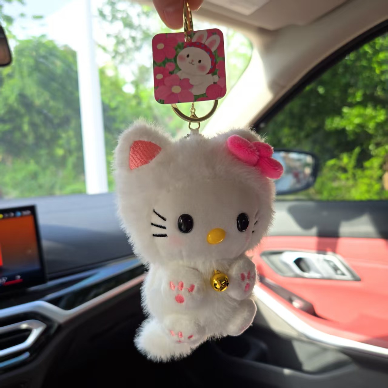 Kawaii HelloKitty Glocken-Katz – Car Accessories Papar Bewertung und Preis