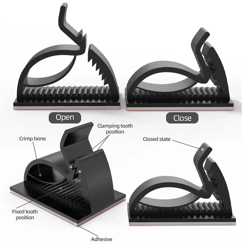 Selbst klebende USB-Kabel Orga – Car Cable Organizer Bewertung und Preis